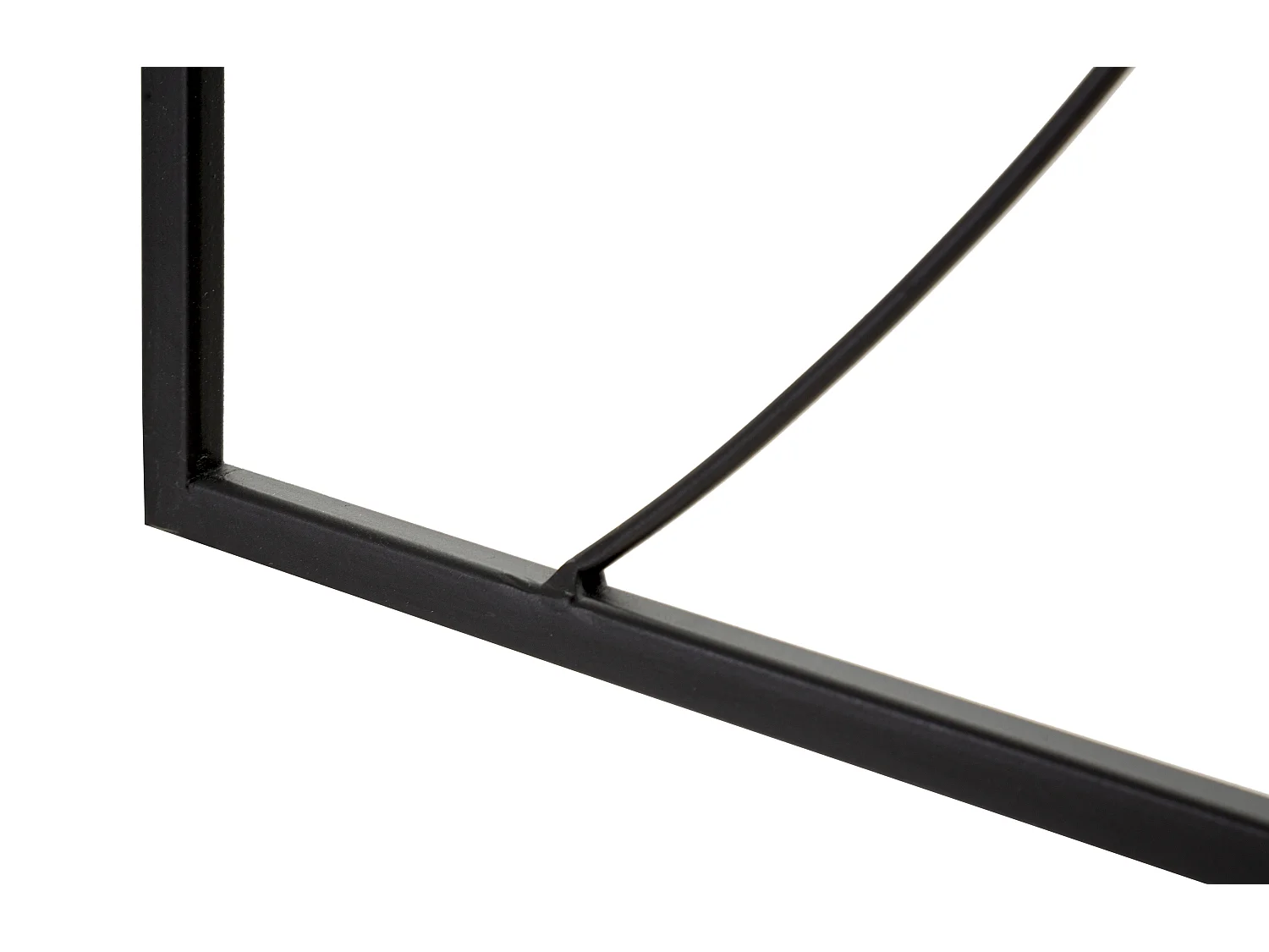 Pannello decorativo 3D mani in metallo nero cm 40x1x55