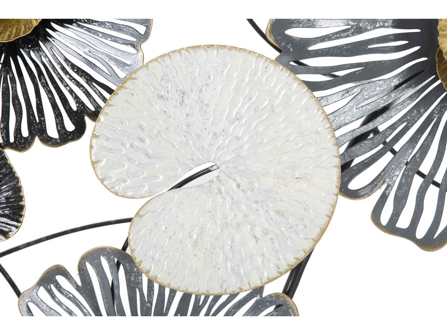 Pannello decorativo 3D in metallo multicolore cm 143x8,5x64