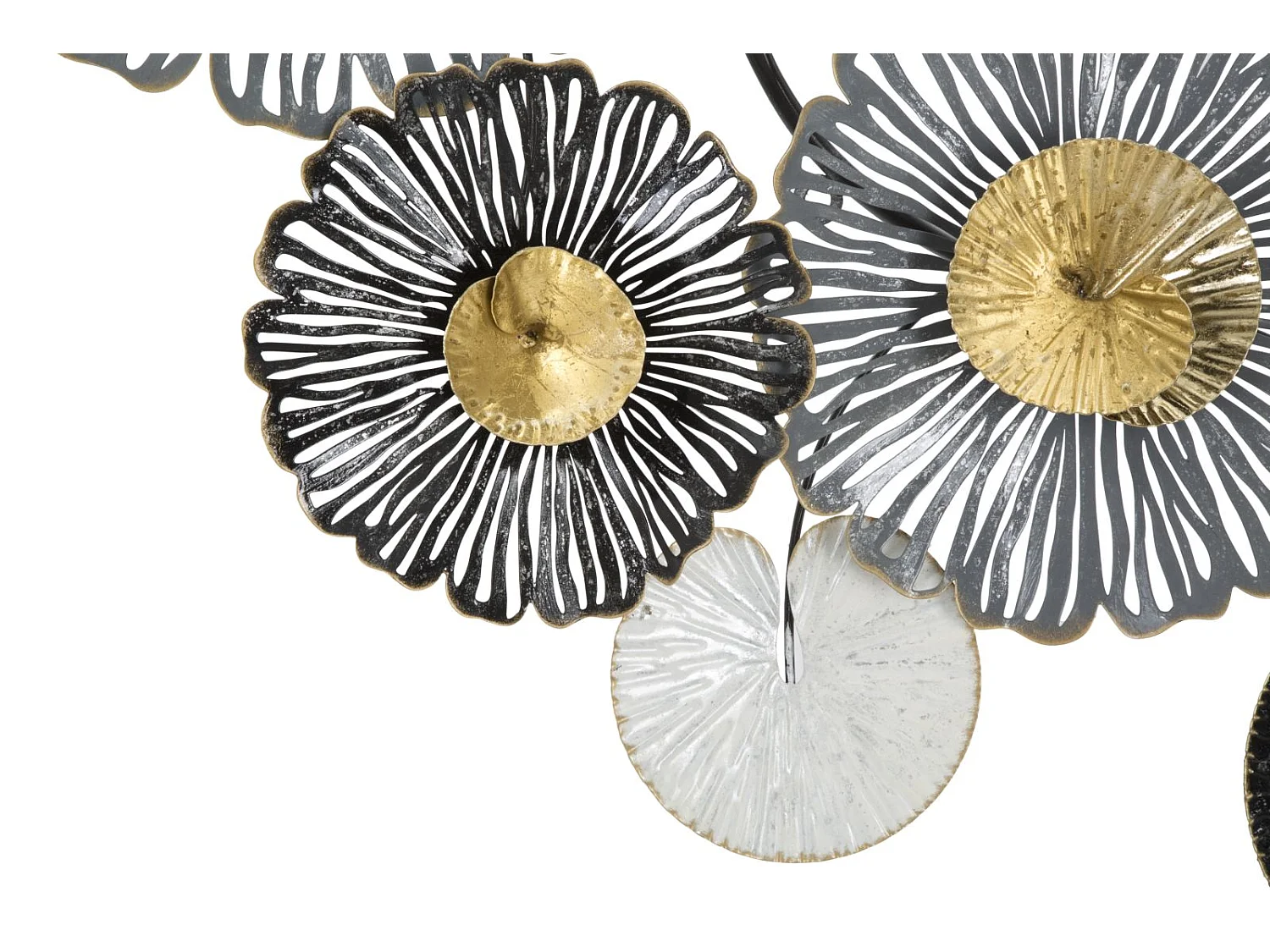 Panneau décoratif 3D en métal multicolore cm 143x8,5x64