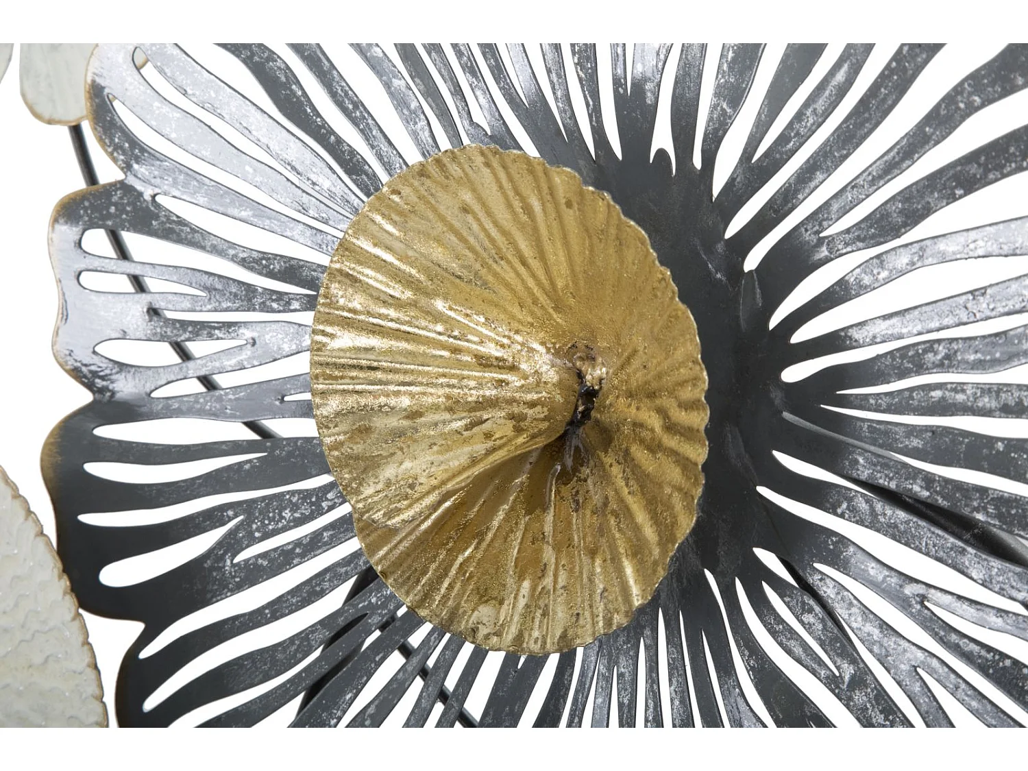 3D-Dekopaneel aus Metall mehrfarbig 143x8,5x64 cm