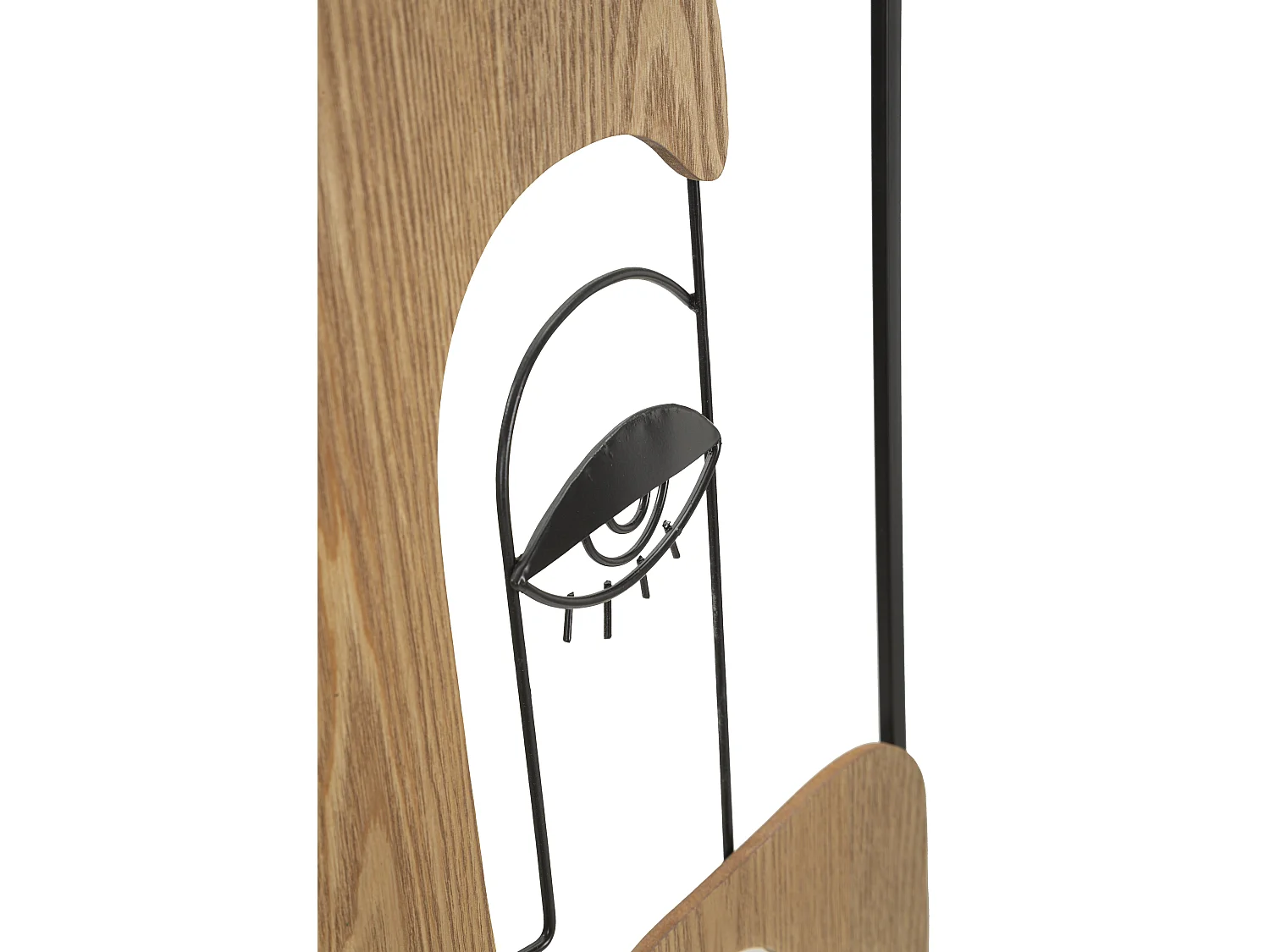 Décoration Murale Encadrée en Métal "Picassy" 89cm Noir