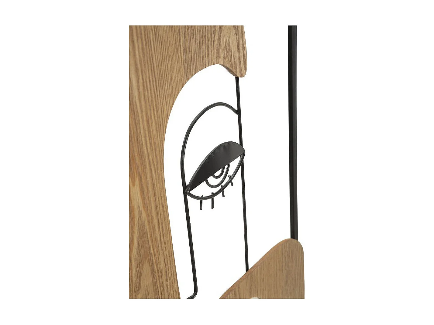 Décoration Murale Encadrée en Métal "Picassy" 89cm Noir