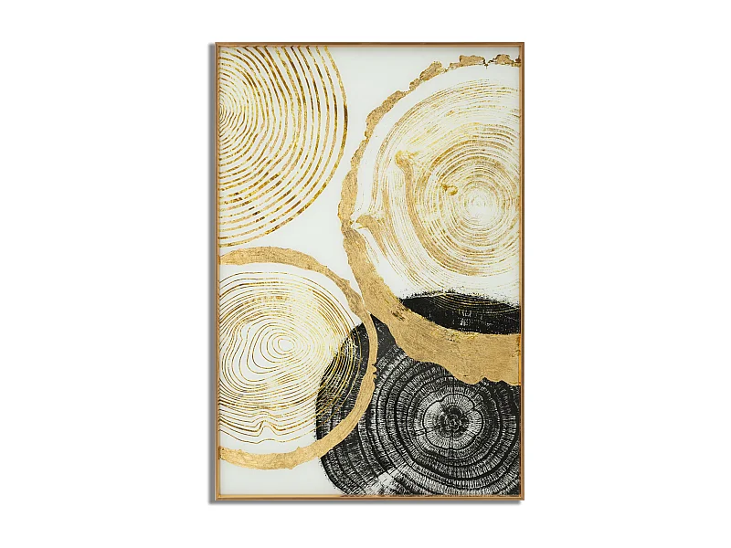 Tableau Déco en Verre "Woody" 60x90cm Multicolore