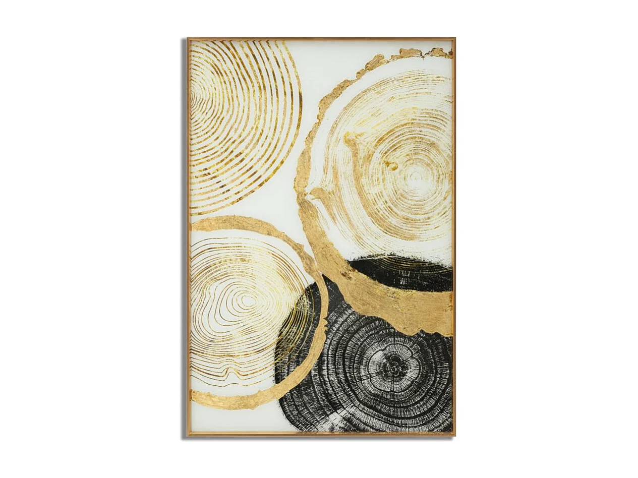 Tableau Déco en Verre "Woody" 60x90cm Multicolore