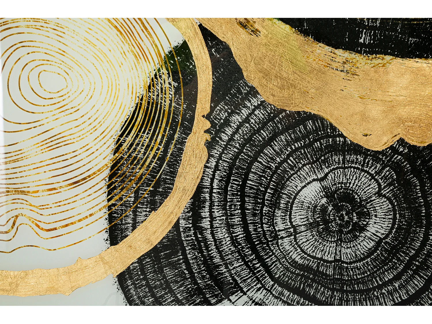 Tableau Déco en Verre "Woody" 60x90cm Multicolore