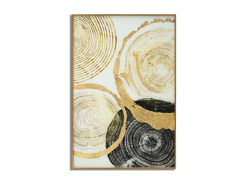 Tableau Déco en Verre "Woody" 60x90cm Multicolore