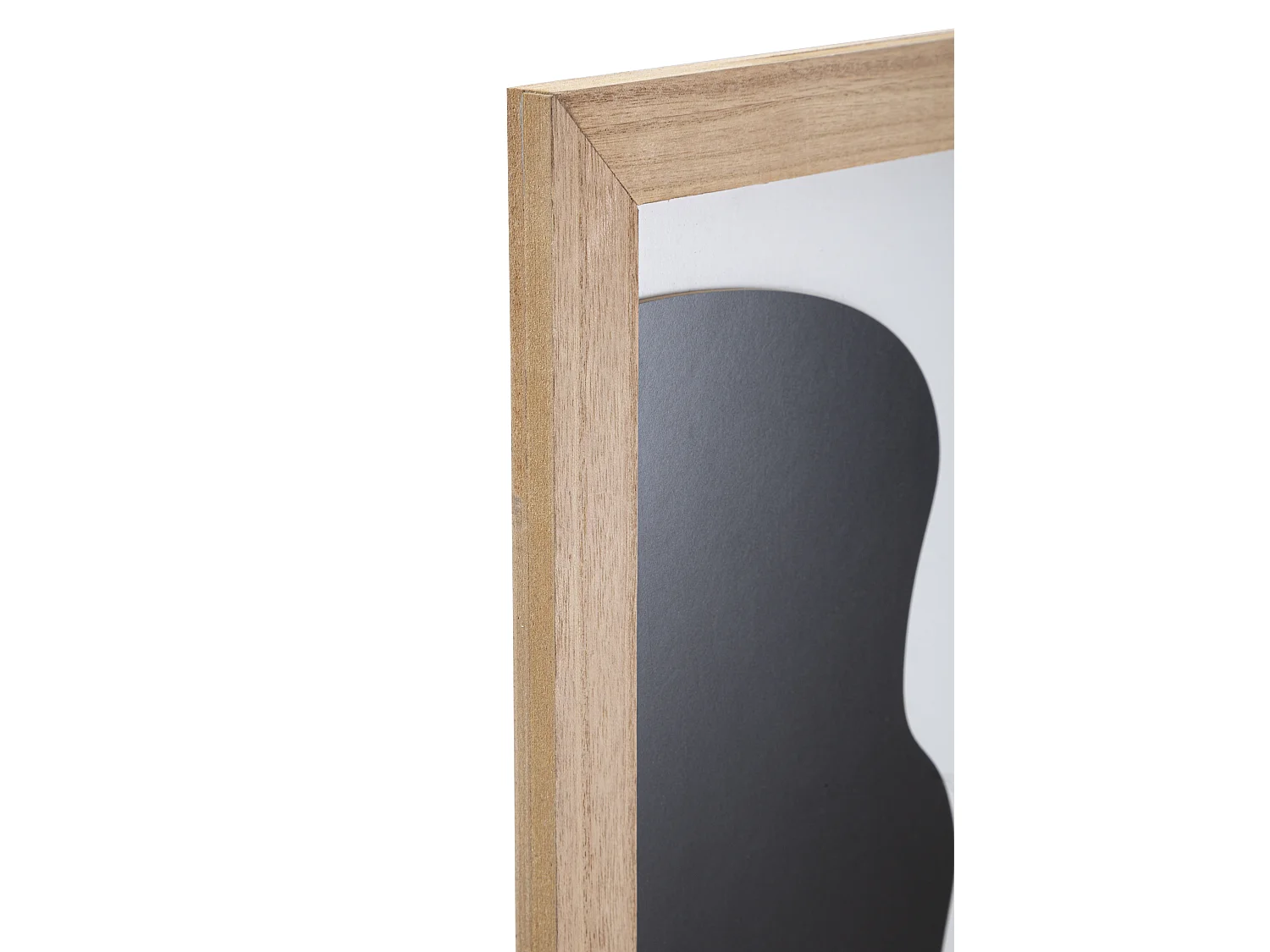 Pannello decorativo 3D in legno marrone astratto cm 60x2x80