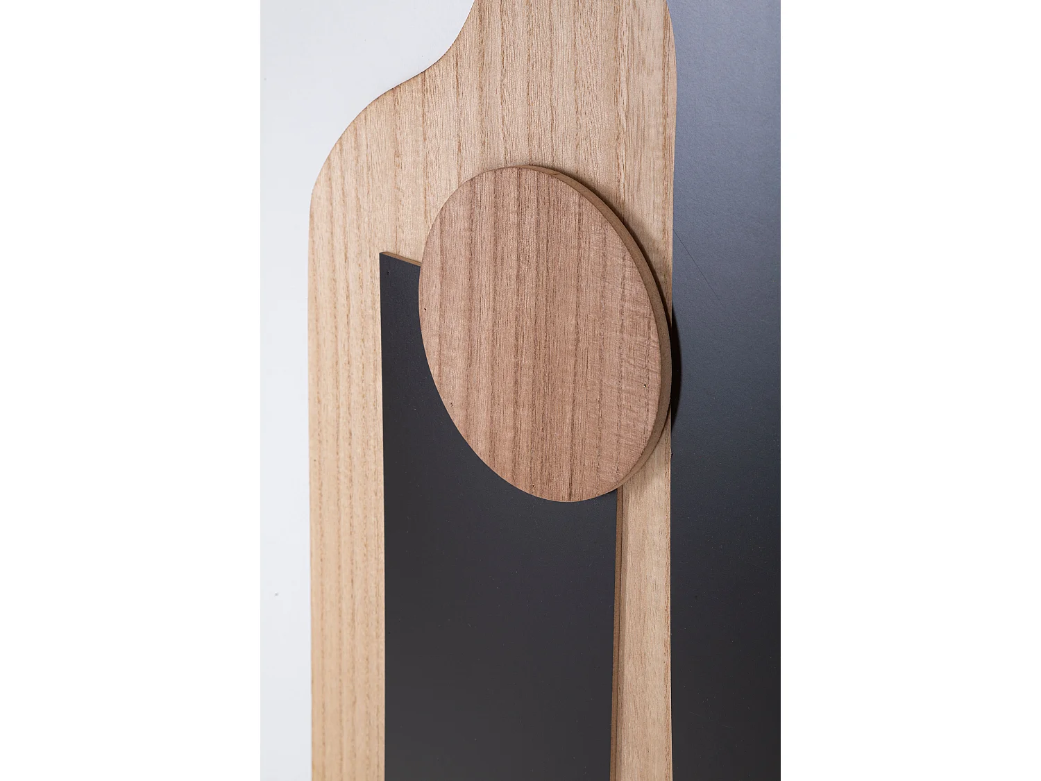 Pannello decorativo 3D in legno marrone astratto cm 60x2x80