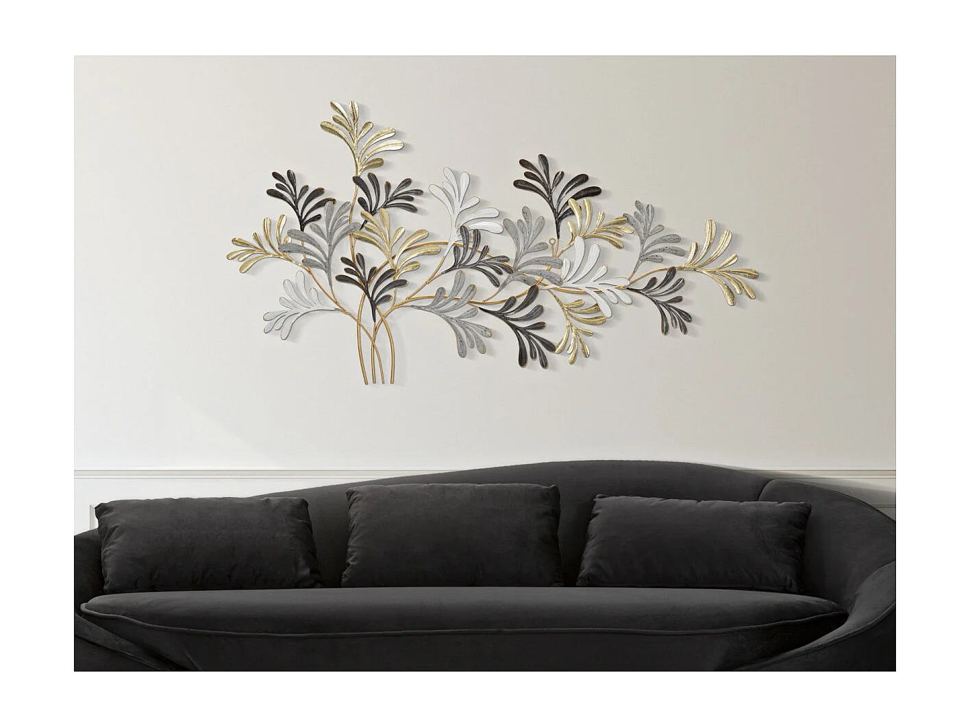 Décoration Murale en Métal "Lixy" 130cm Multicolore