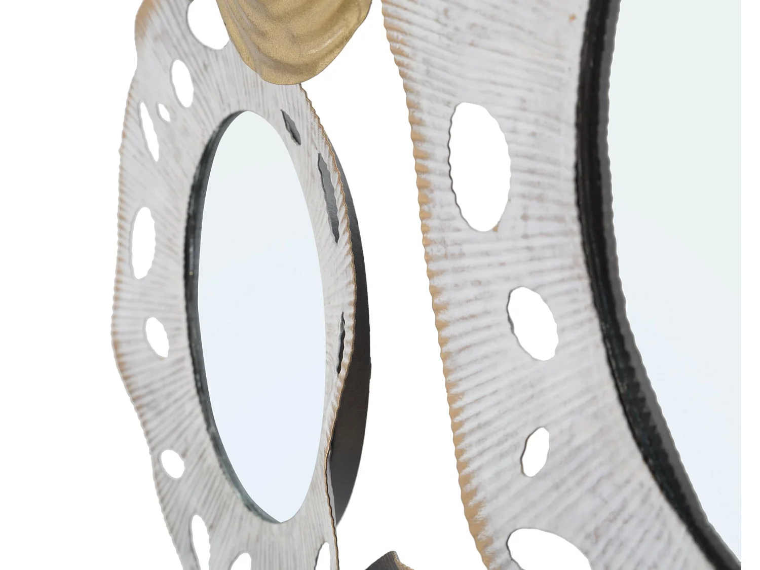 Pannello decorativo 3D in metallo multicolore cm 91x4,5x54,5