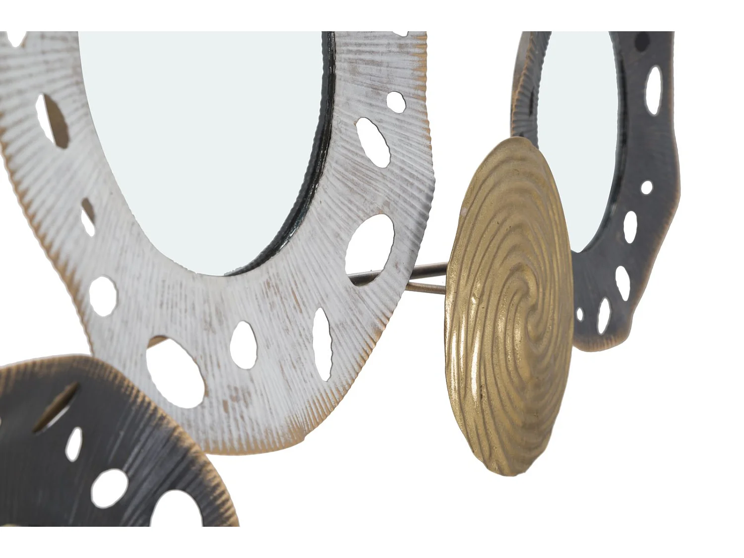 Décoration Murale 4 Miroirs "Gloty" 91cm Multicolore