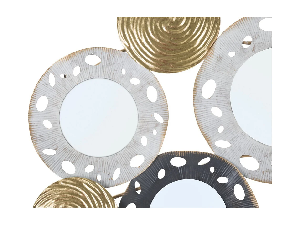 Décoration Murale 4 Miroirs "Gloty" 91cm Multicolore