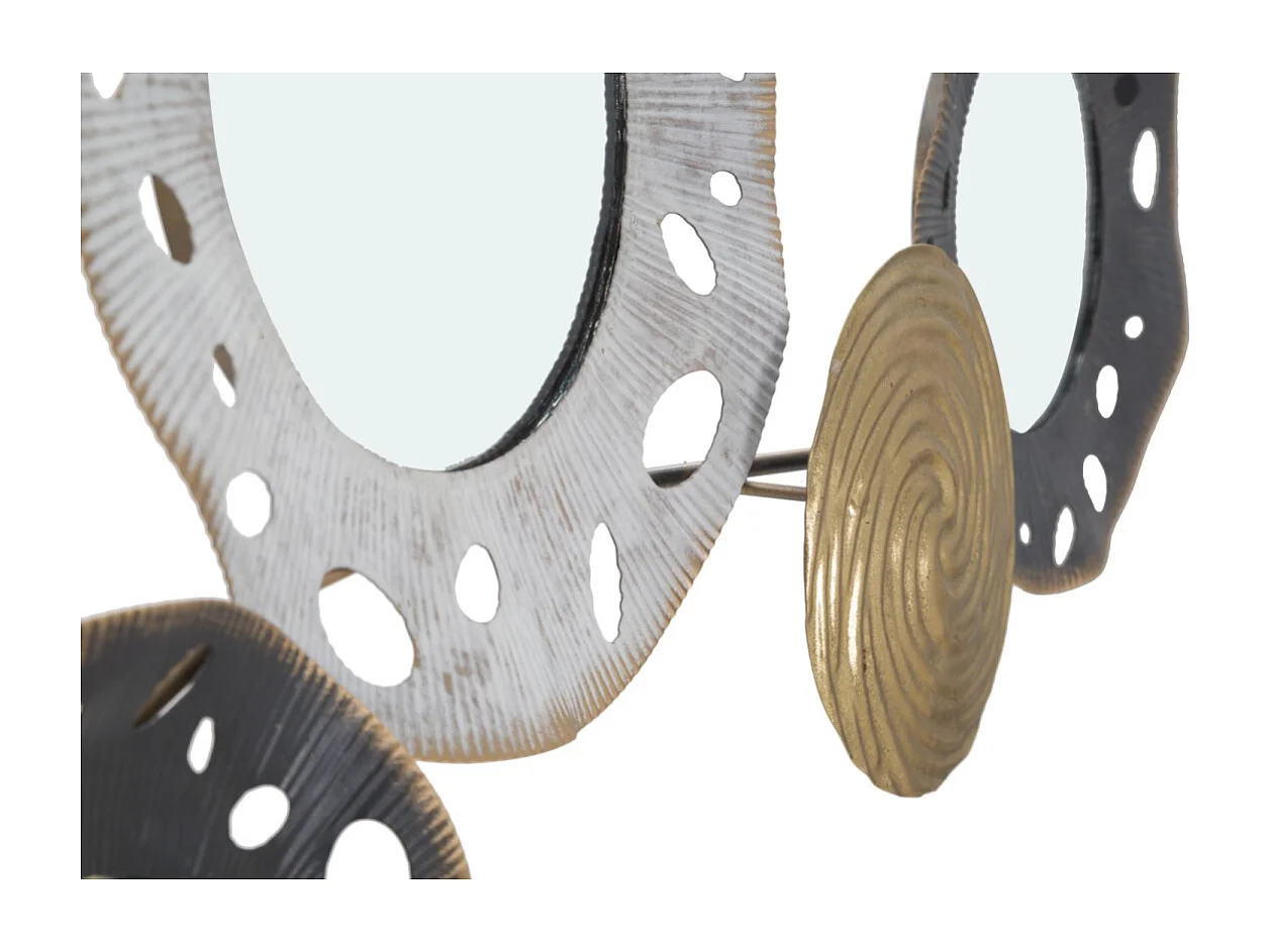 Décoration Murale 4 Miroirs "Gloty" 91cm Multicolore