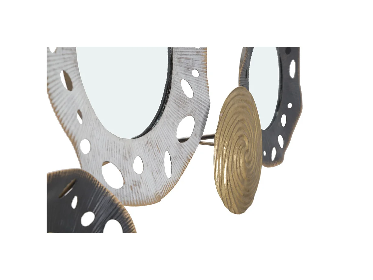 3D-Dekopaneel aus Metall mehrfarbig 91x4,5x54,5 cm
