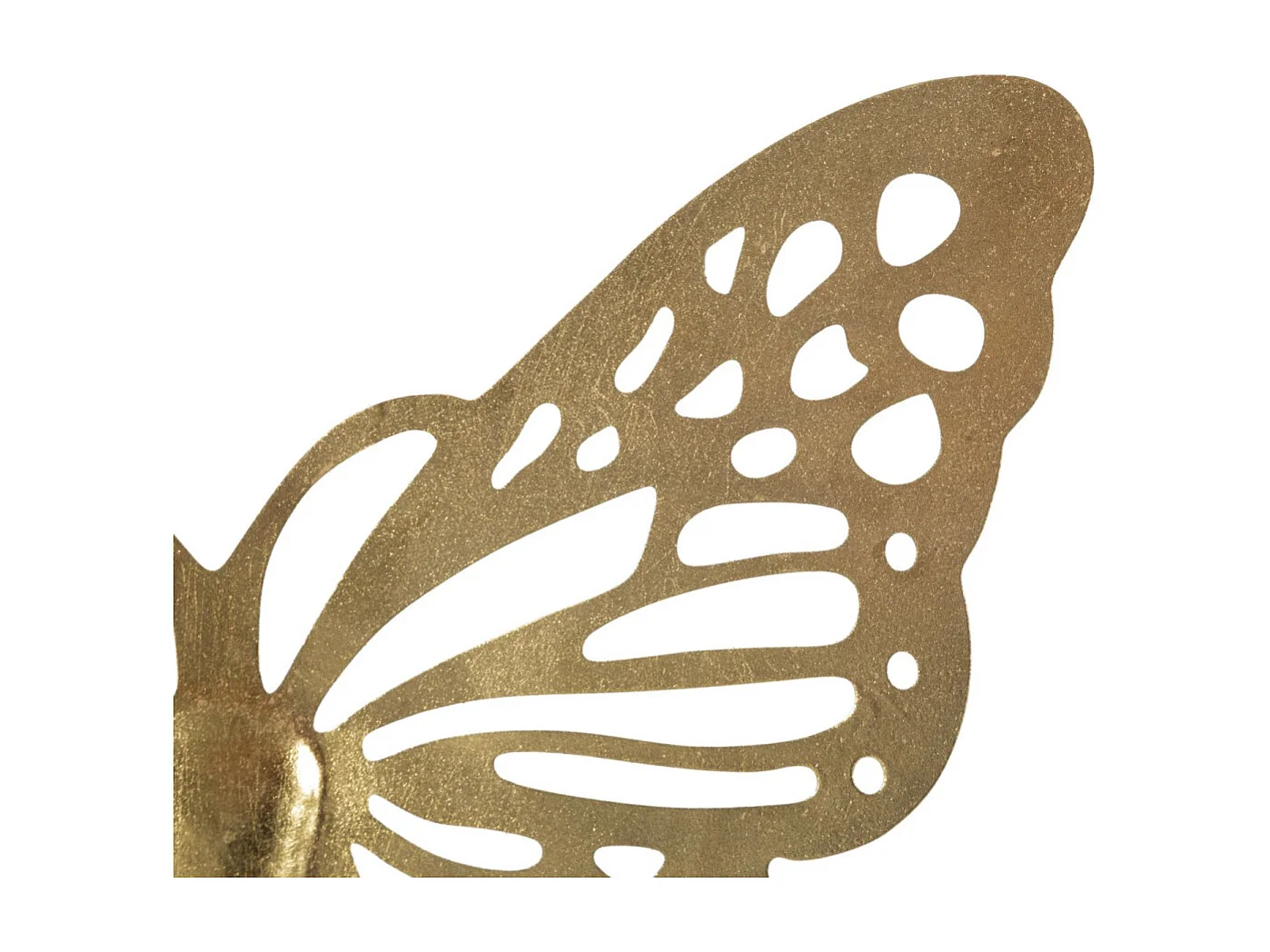 Décoration Murale en Métal "Butterfly Uni" 43cm Or