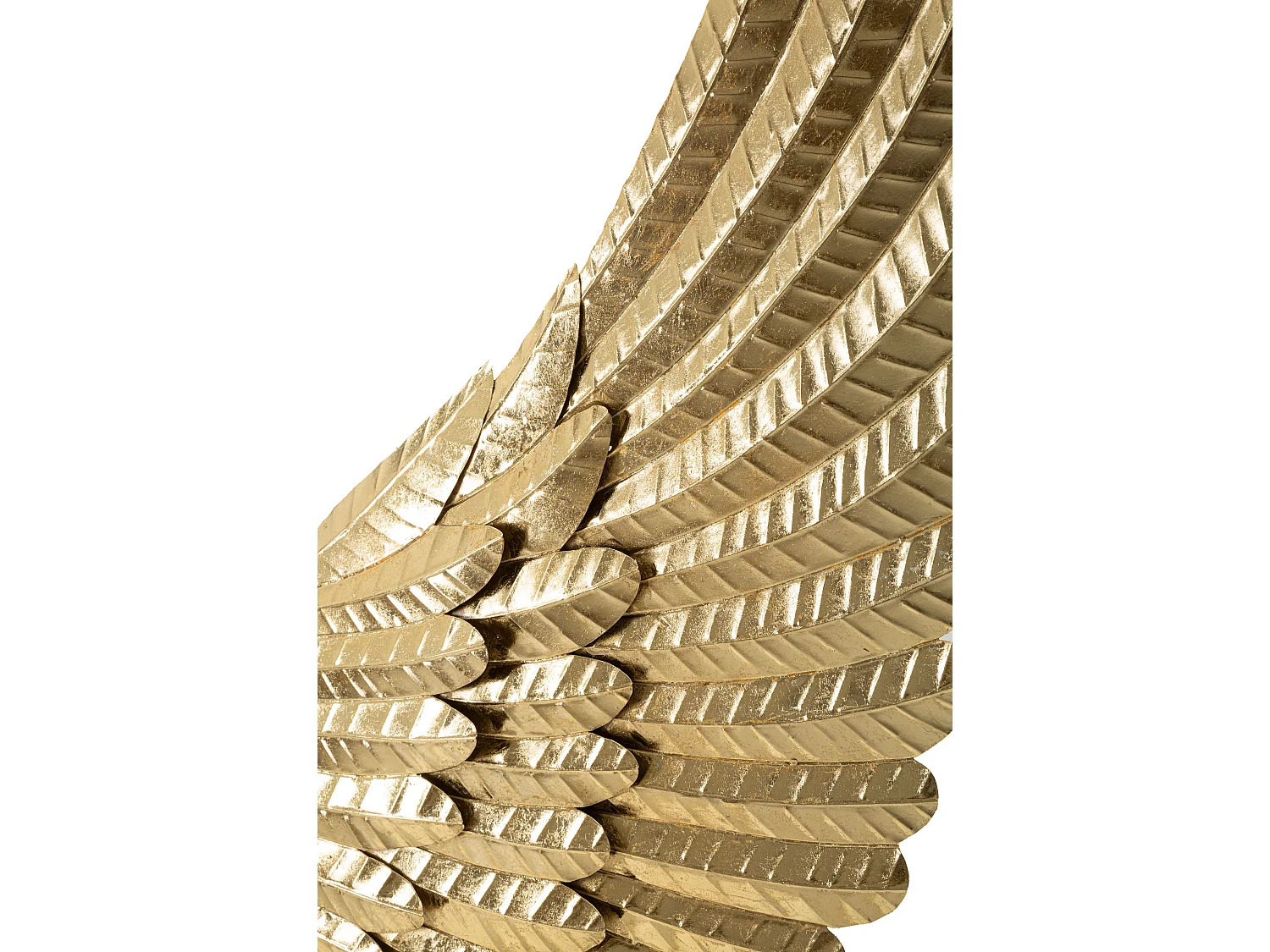 Set di 2 ali in metallo dorato cm 60x4,4x130