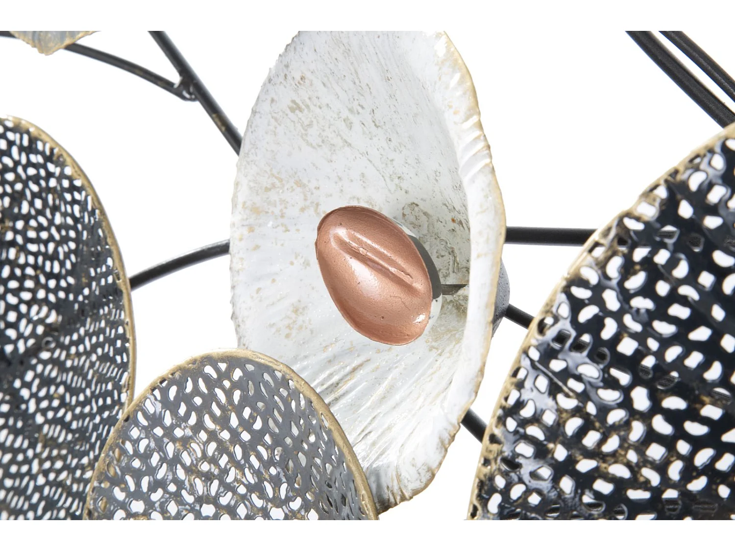 Décoration Murale en Métal "Grille" 135cm Multicolore