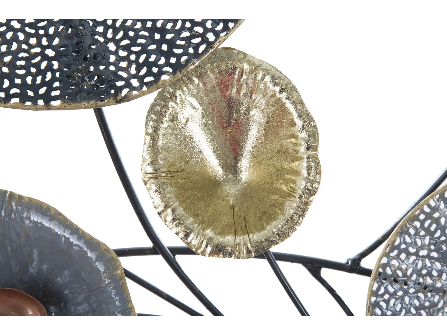 Décoration Murale en Métal "Grille" 135cm Multicolore