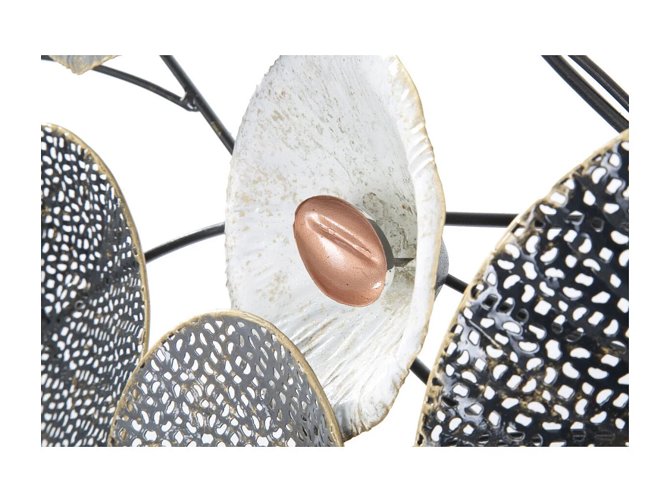 Décoration Murale en Métal "Grille" 135cm Multicolore