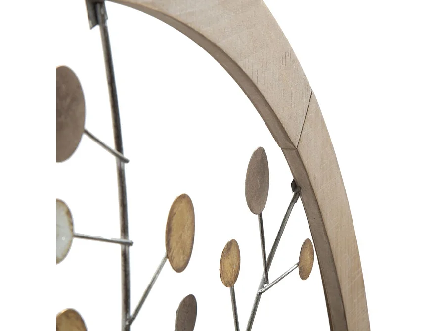 Déco Murale Ronde "Arbre de Vie" 80cm Multicolore