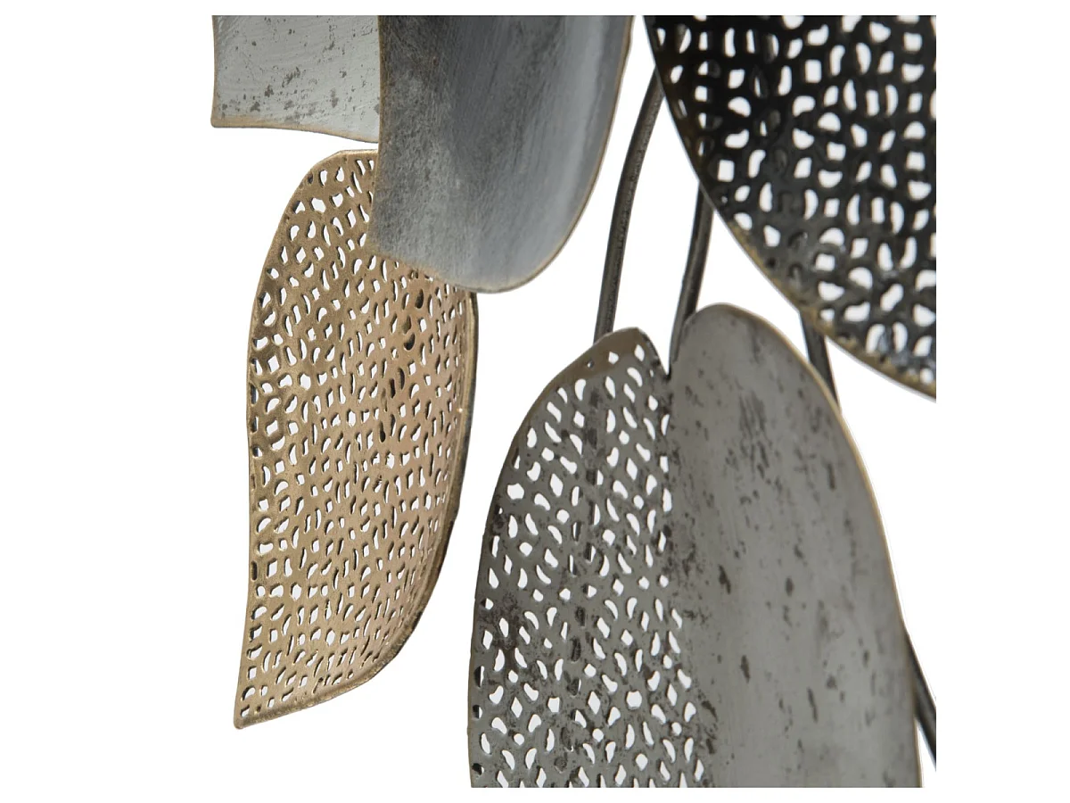 3D-Dekopaneel aus Metall mehrfarbig 62,5x5,5x40 cm