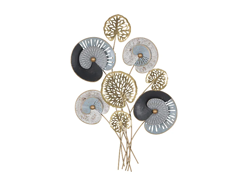 Décoration Murale en Métal "Gloth" 70cm Multicolore