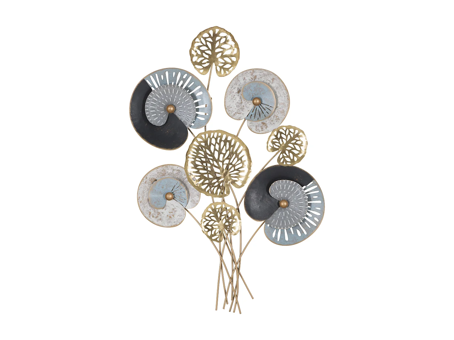 Décoration Murale en Métal "Gloth" 70cm Multicolore