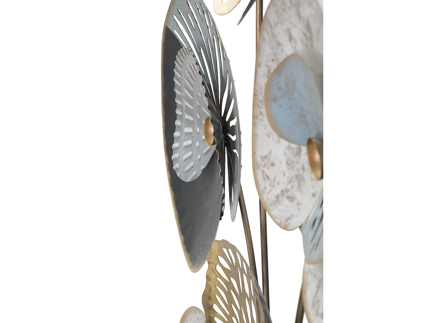 Décoration Murale en Métal "Gloth" 70cm Multicolore