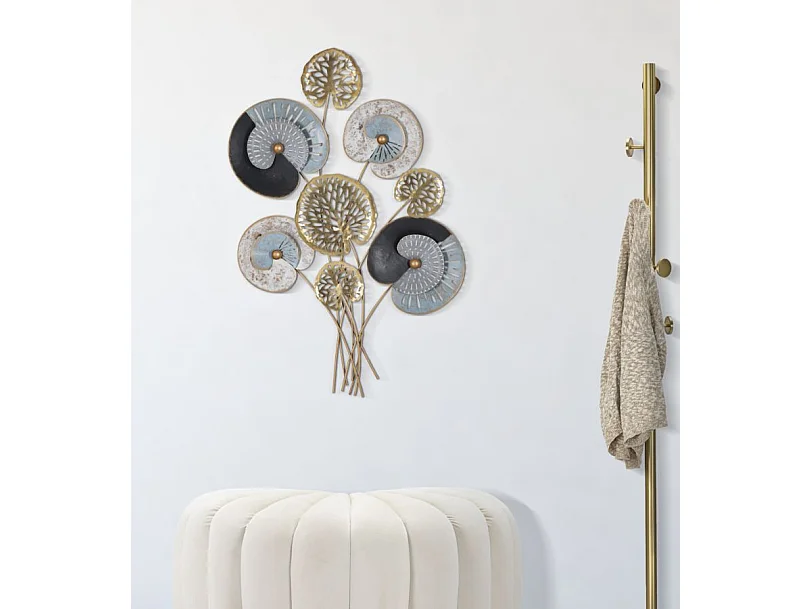 Décoration Murale en Métal "Gloth" 70cm Multicolore