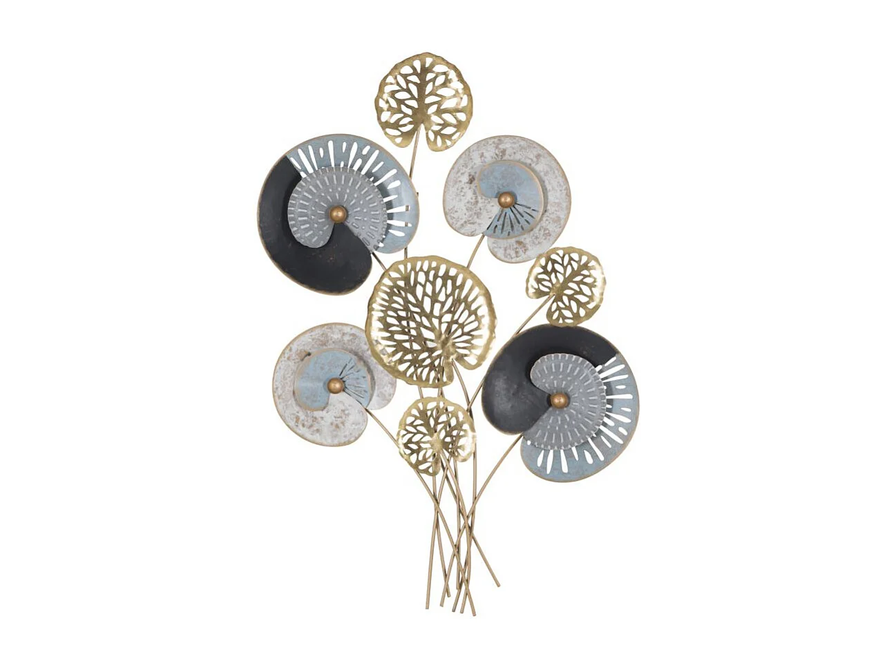 Décoration Murale en Métal "Gloth" 70cm Multicolore