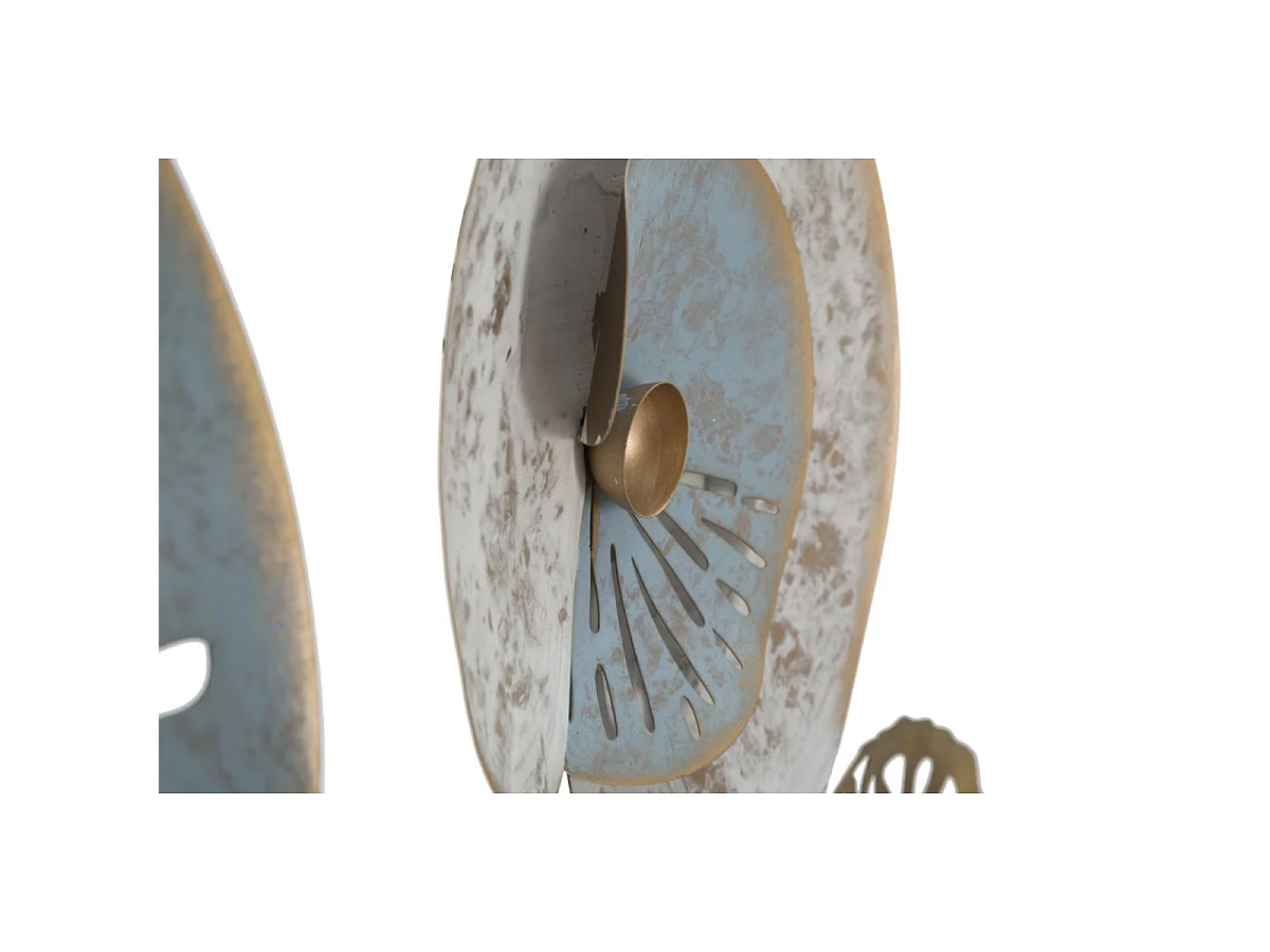 3D-Dekopaneel aus Metall mehrfarbig 70x5,5x102 cm