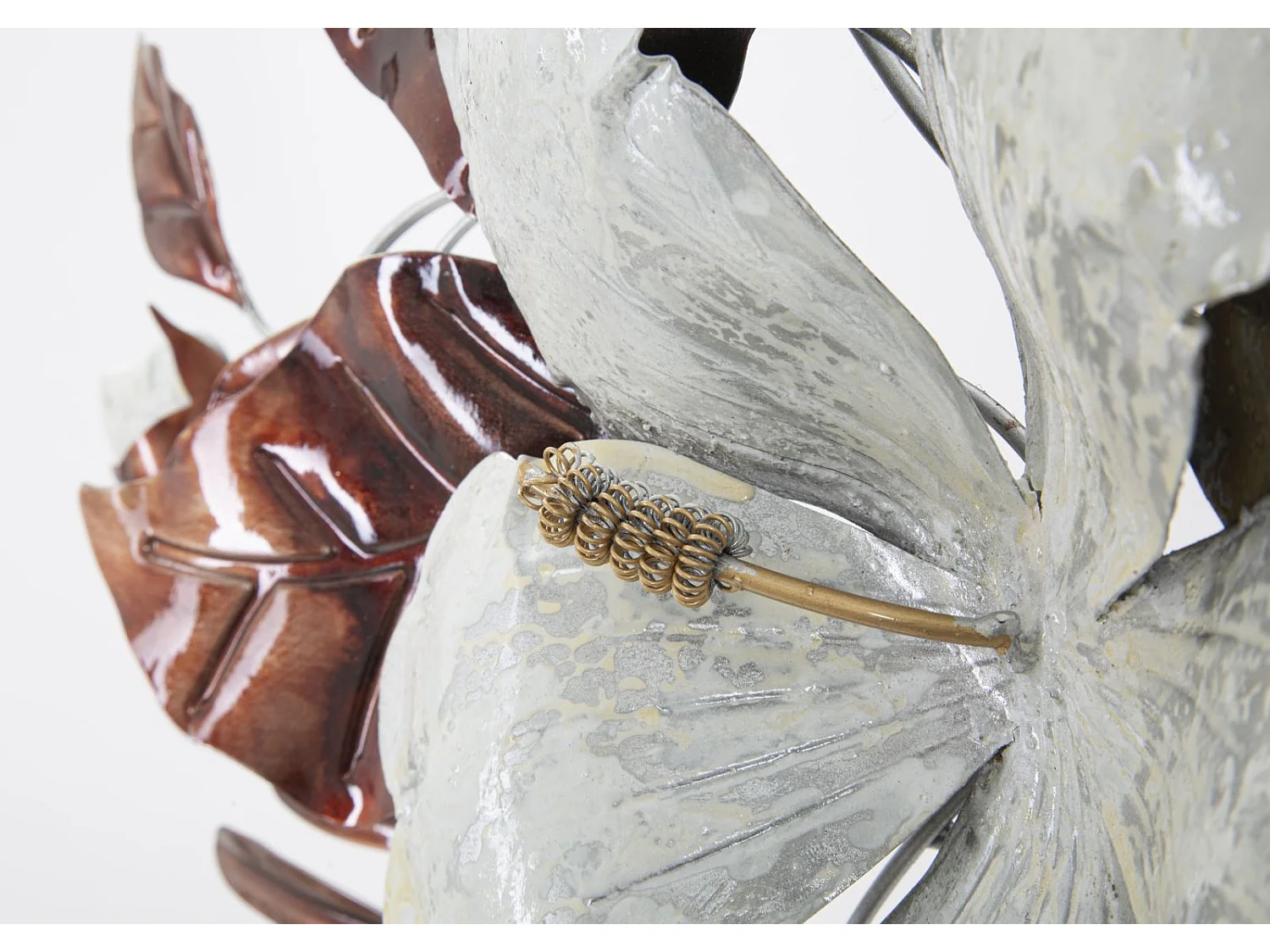 Décoration Murale en Métal "Bouquet" 83cm Multicolore