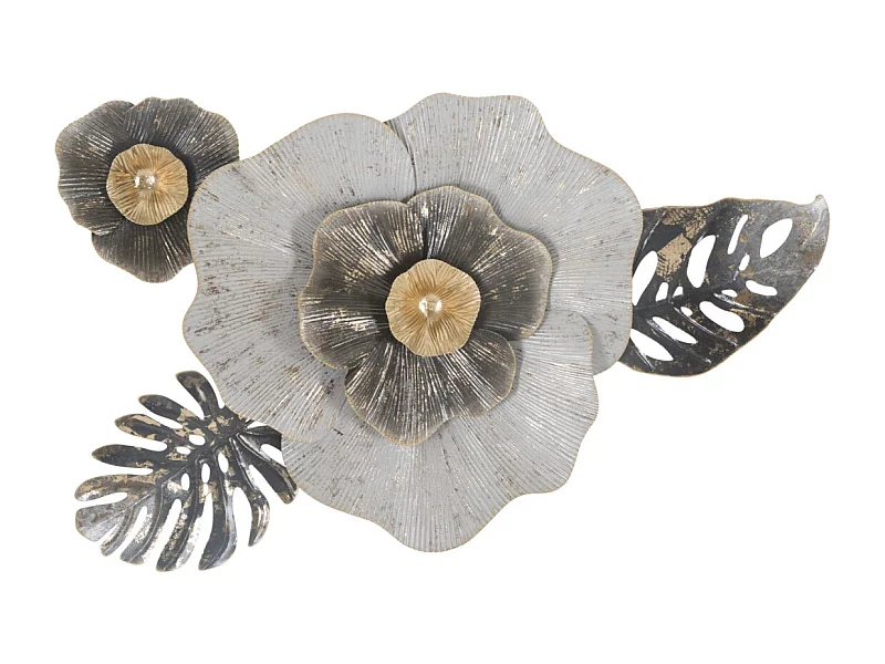 Décoration Murale en Métal "Edy" 74cm Multicolore