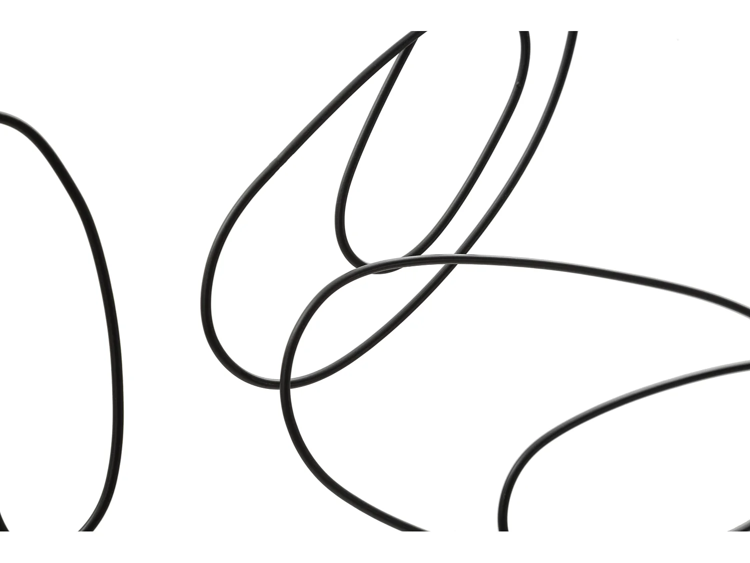 Lot de 2 panneaux décoratifs 3D faces en métal noir 70x1x100 cm