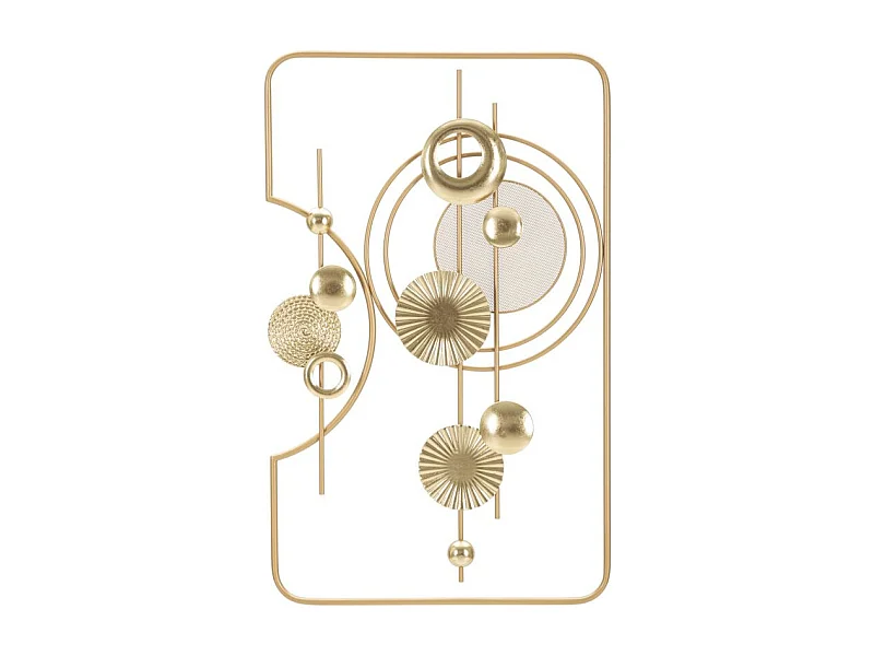 Décoration Murale en Métal "Goldy" 80cm Or