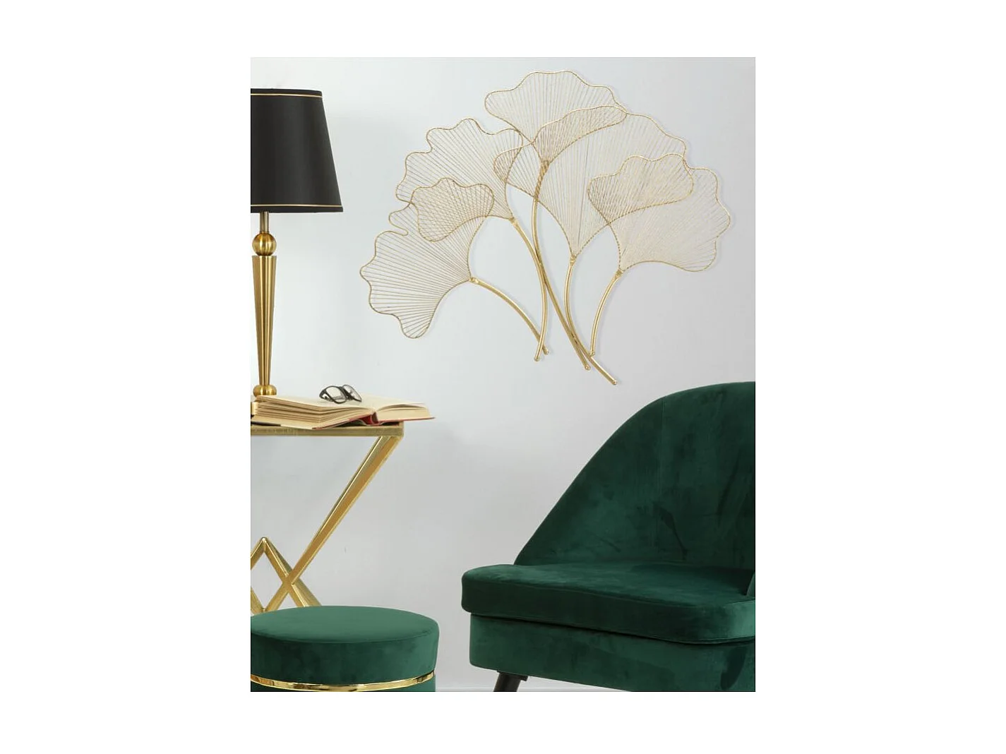 Décoration Murale en Métal "Glamour" 79cm Or