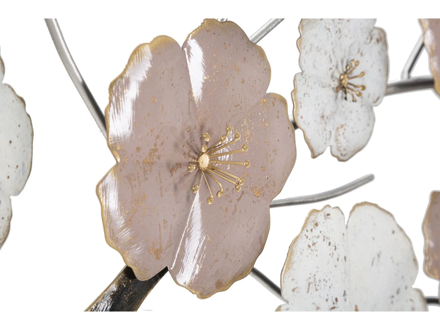 Panneau décoratif 3D en métal multicolore cm 101x6x72