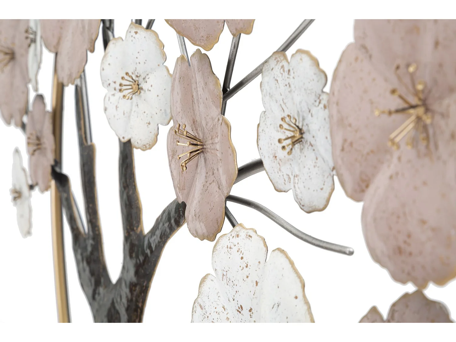 Panneau décoratif 3D en métal multicolore cm 101x6x72