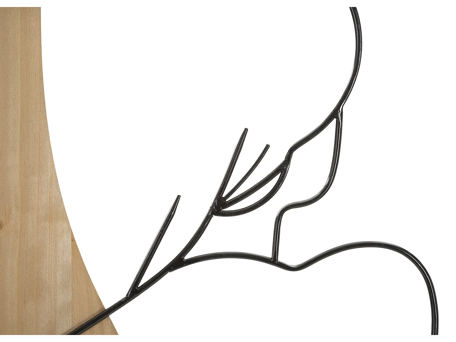 Décoration Murale Encadrée "Beauty" 90cm Noir & Naturel