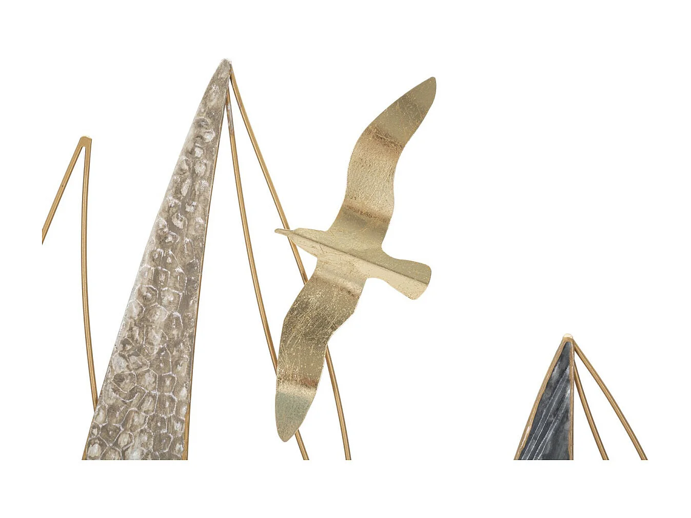 Décoration Murale en Métal "Boat Light" 123cm Multicolore