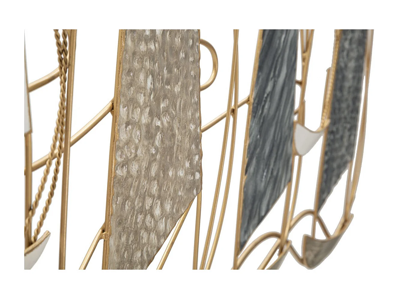 Décoration Murale en Métal "Boat Light" 123cm Multicolore