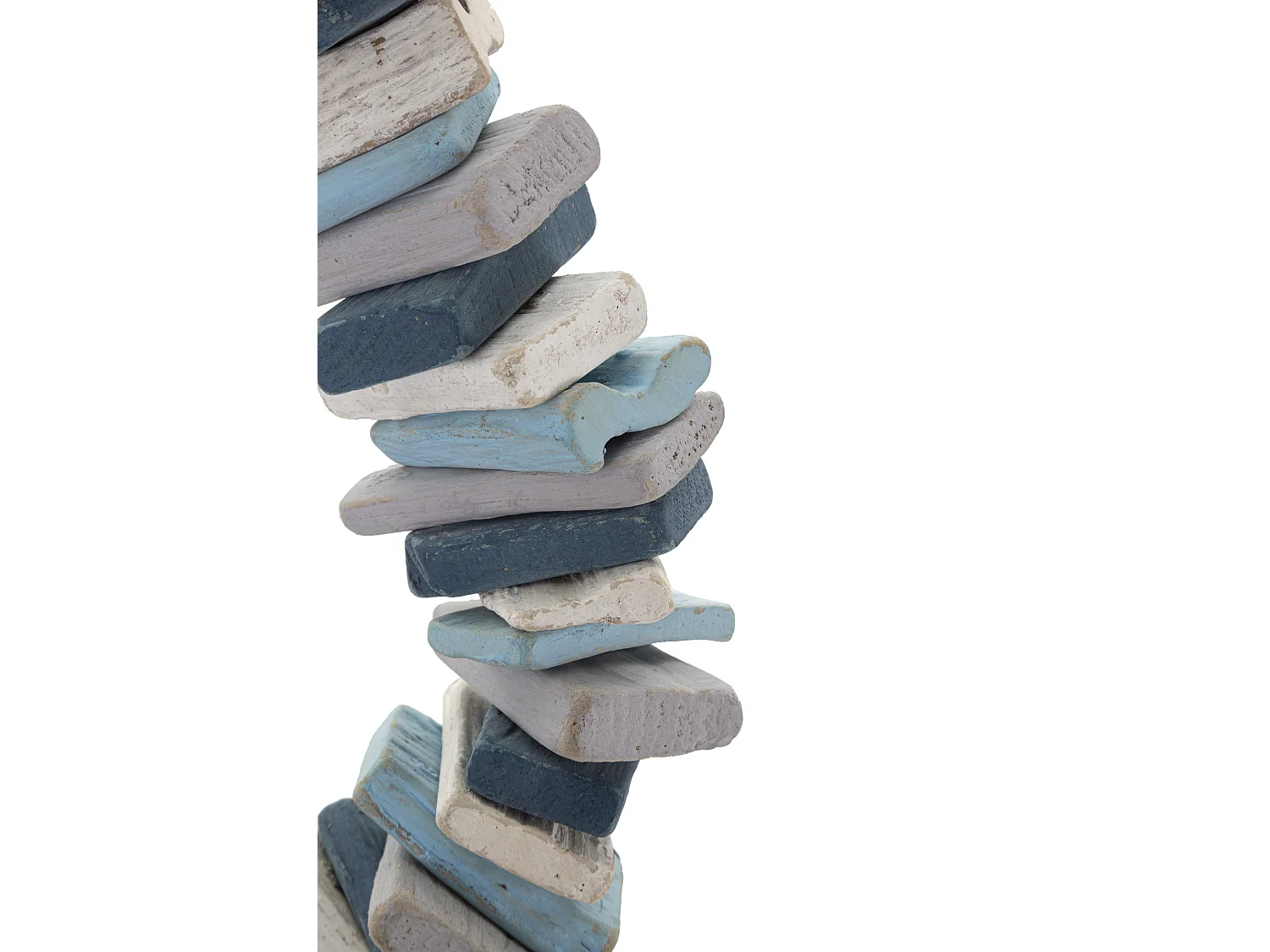 Décoration Murale en Bois "Hippocampe" 55cm Multicolore