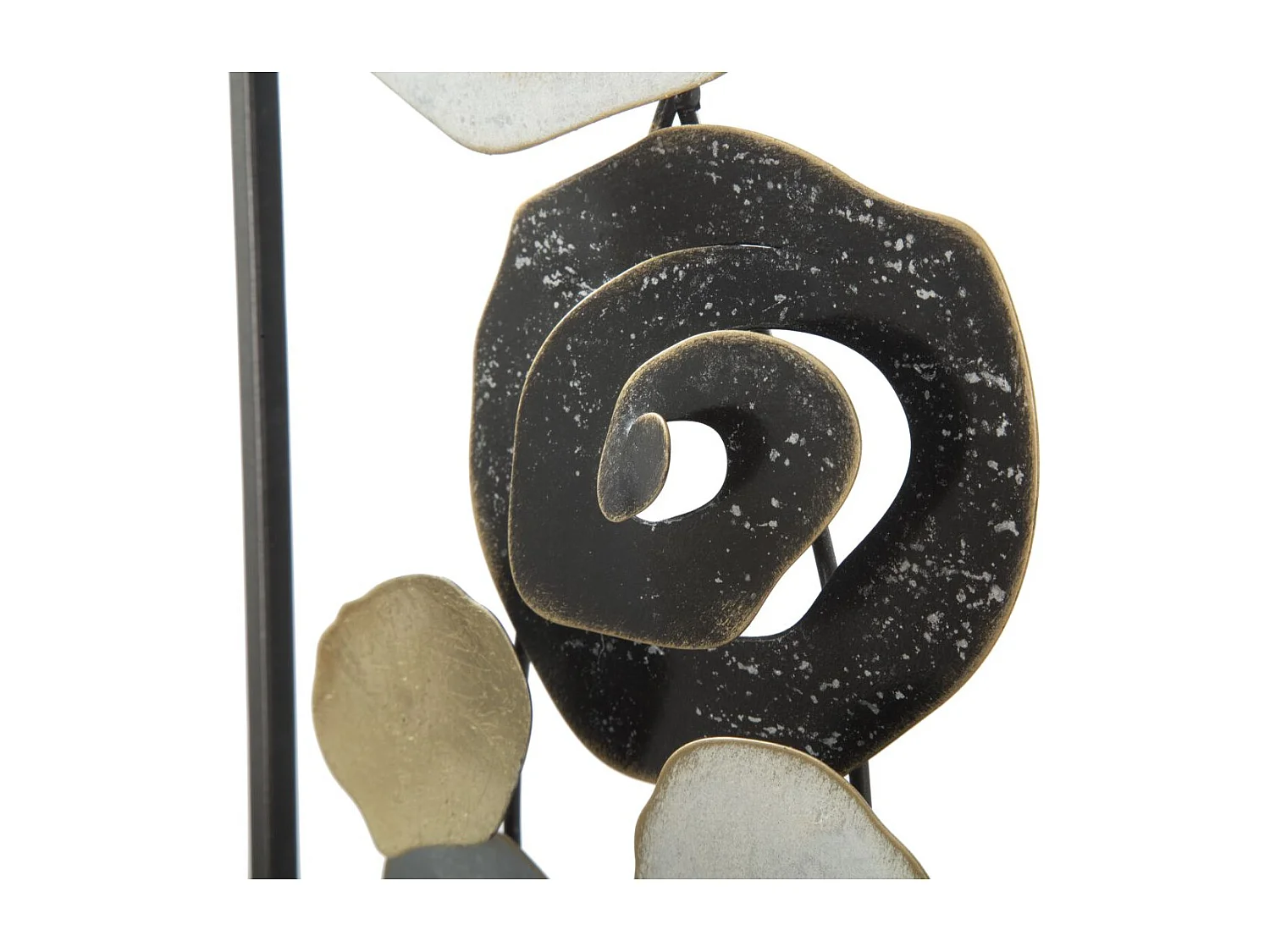 Décoration Murale Encadrée en Métal "Dixy" 74cm Multicolore