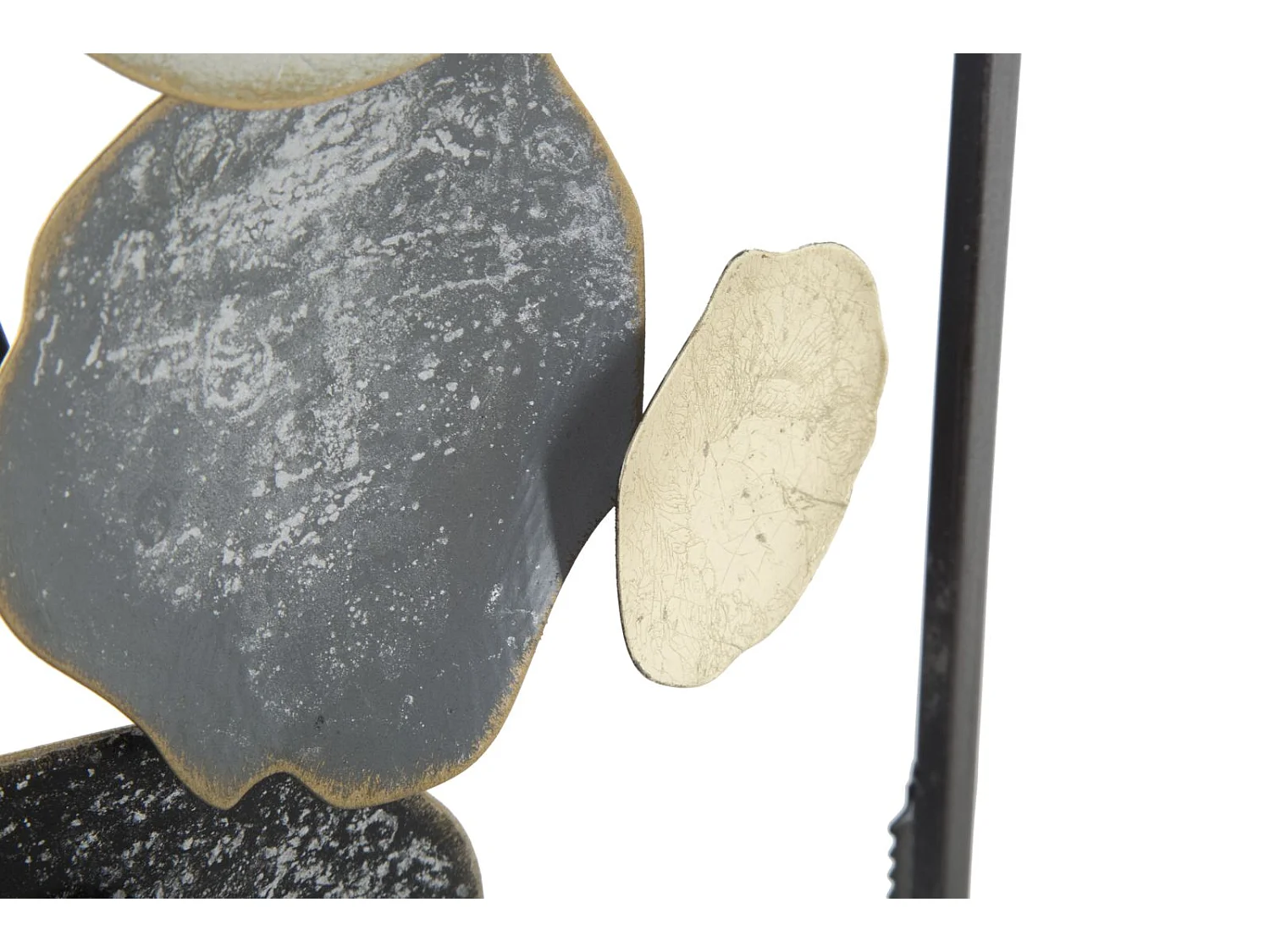 Décoration Murale Encadrée en Métal "Dixy" 74cm Multicolore