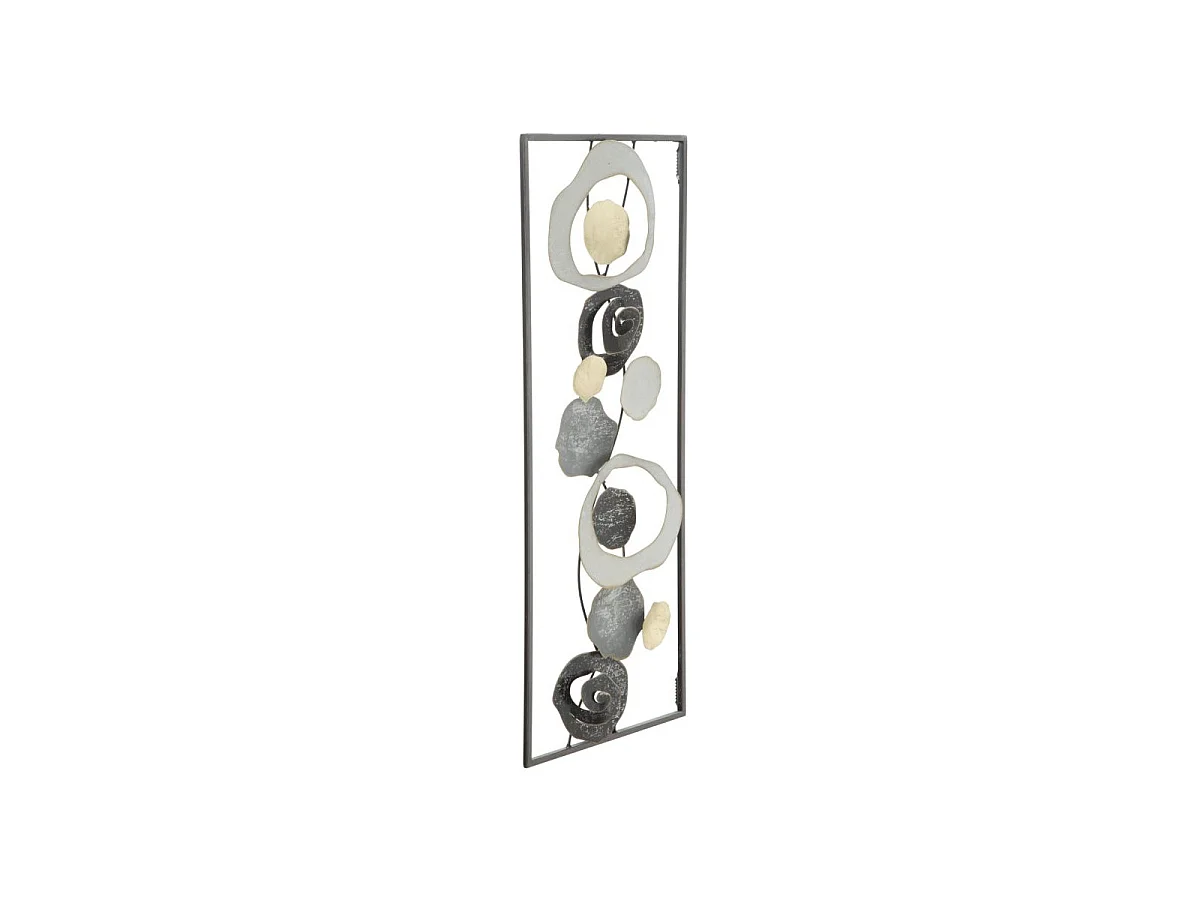 Décoration Murale Encadrée en Métal "Dixy" 74cm Multicolore