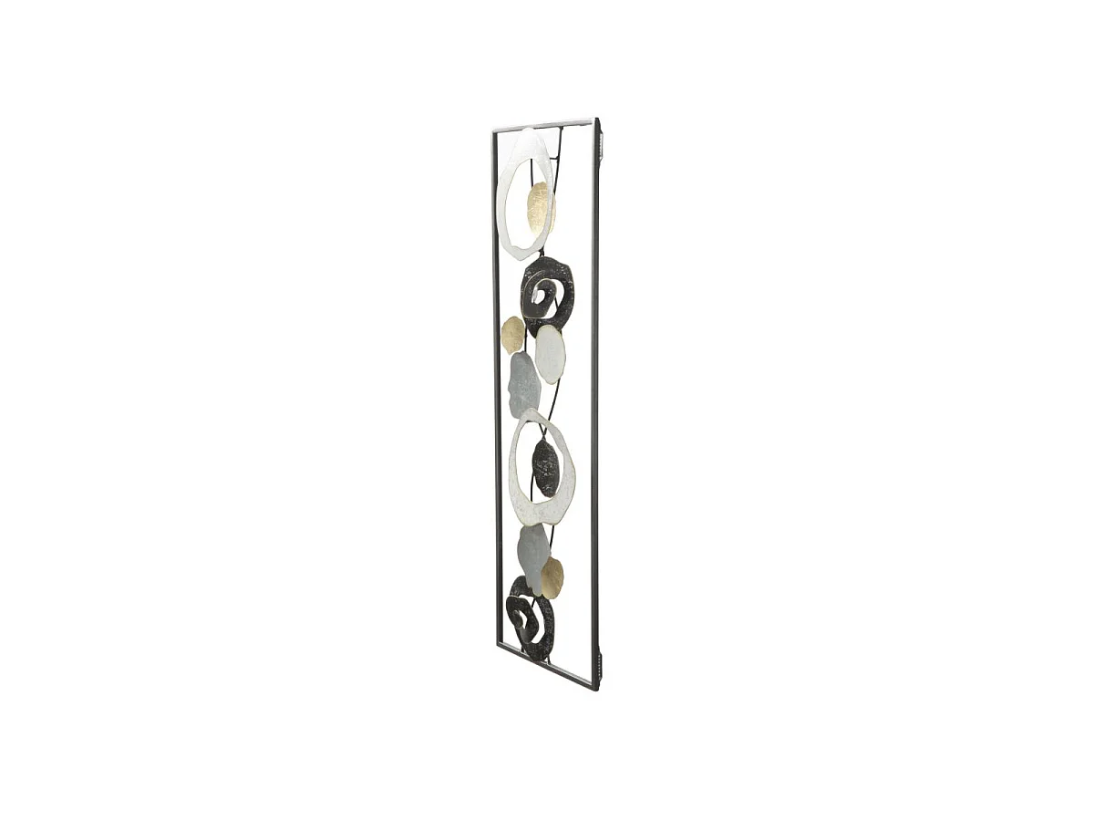 Décoration Murale Encadrée en Métal "Dixy" 74cm Multicolore