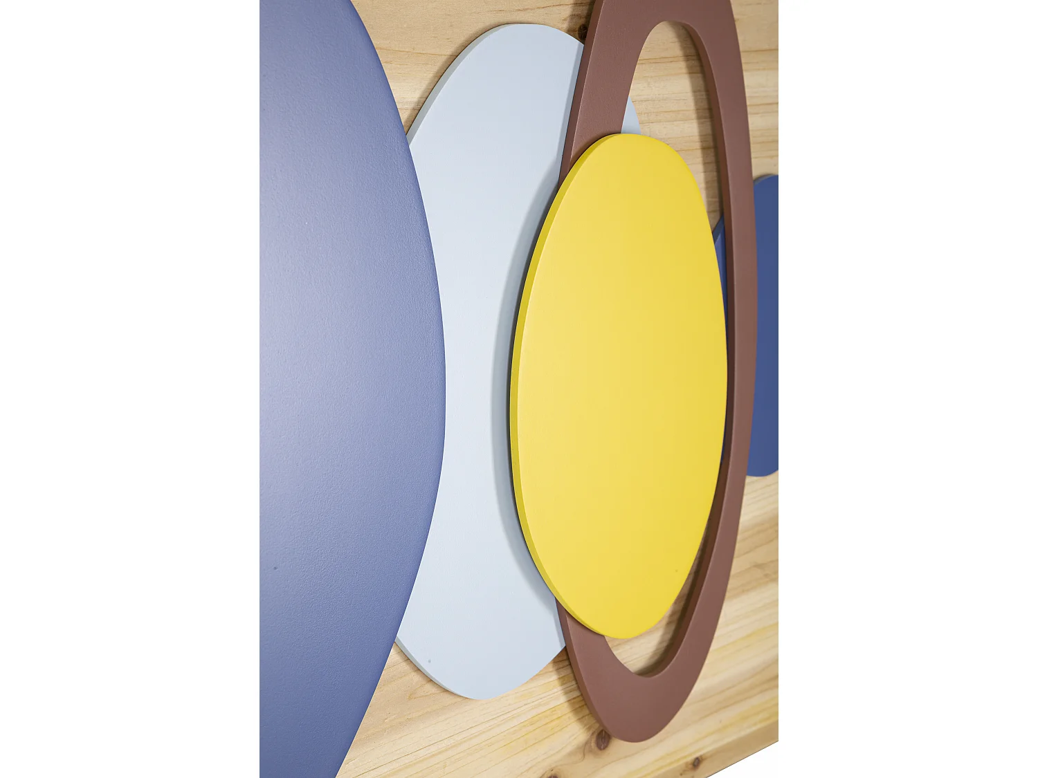 Décoration Murale en Bois "Color" 80cm Multicolore