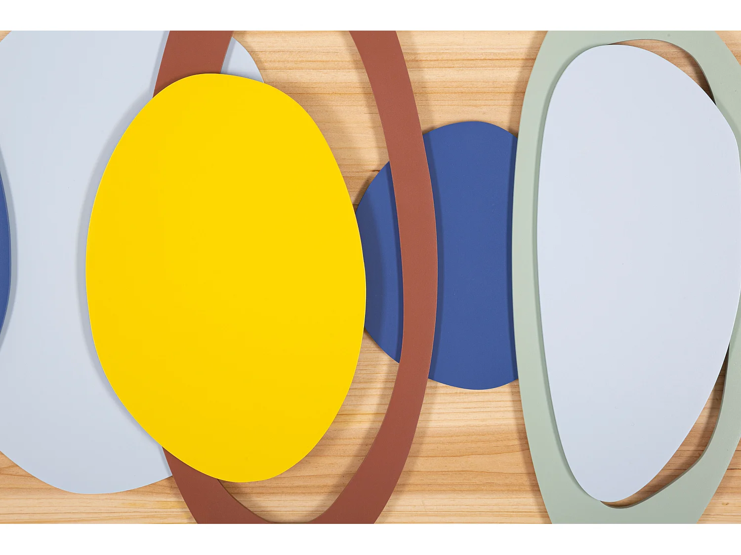 Décoration Murale en Bois "Color" 80cm Multicolore