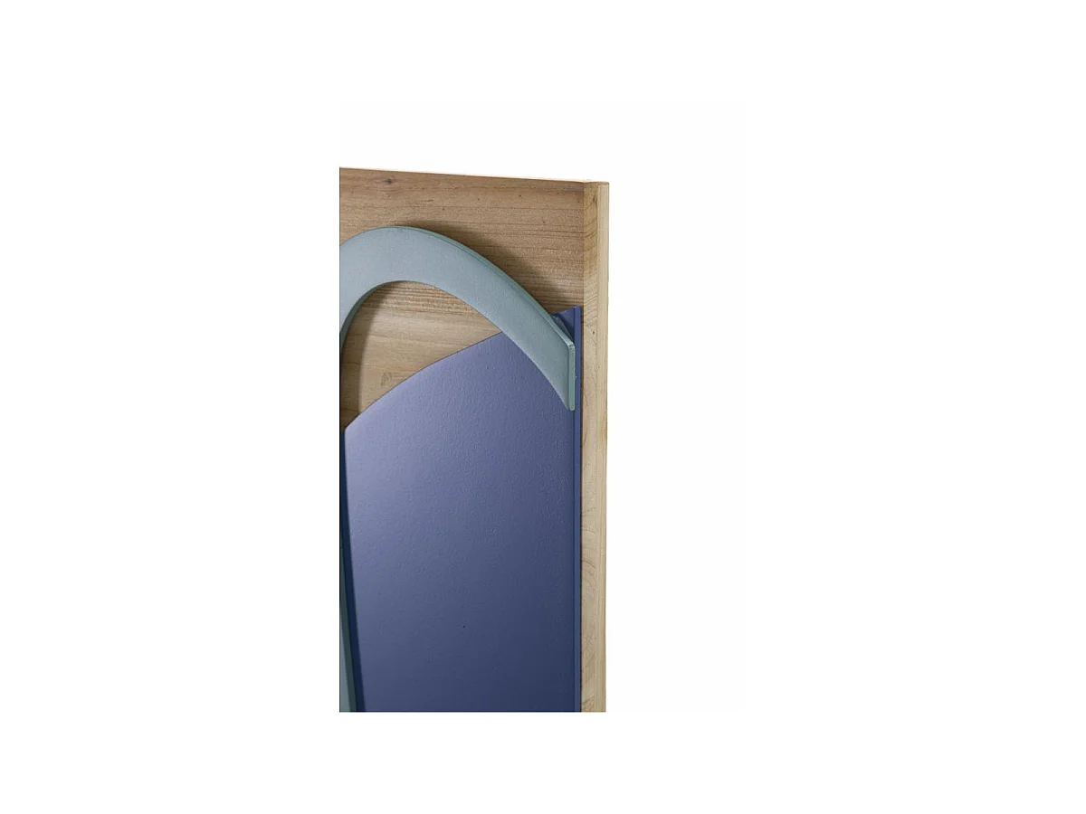 Décoration Murale en Bois "Color" 80cm Multicolore