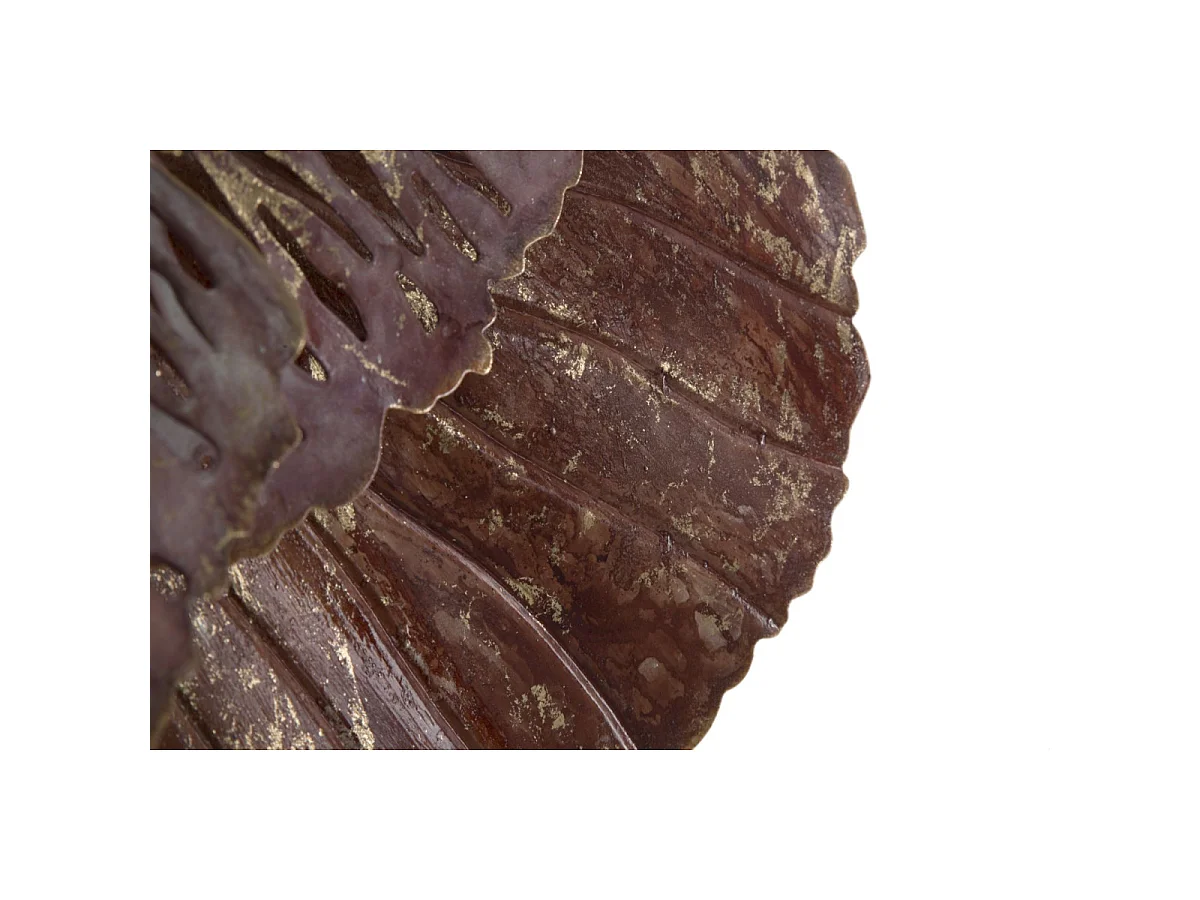 3D-Dekopaneel Blume aus Metall mehrfarbig 73,5x11x72 cm
